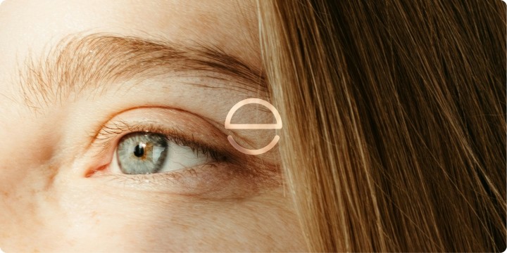 Close-up van een oog